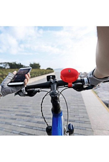 Speaker Bluetooth per Bici Altoparlarnte Senza Fili Impermeabile IPX7 - Rossa