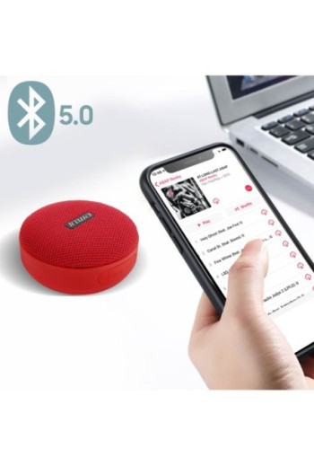 Speaker Bluetooth per Bici Altoparlarnte Senza Fili Impermeabile IPX7 - Rossa