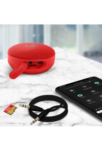 Speaker Bluetooth per Bici Altoparlarnte Senza Fili Impermeabile IPX7 - Rossa