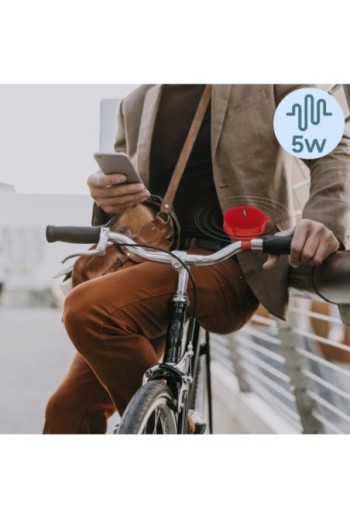 Speaker Bluetooth per Bici Altoparlarnte Senza Fili Impermeabile IPX7 - Rossa
