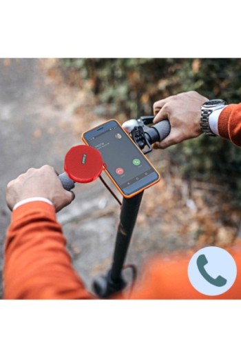 Speaker Bluetooth per Bici Altoparlarnte Senza Fili Impermeabile IPX7 - Rossa
