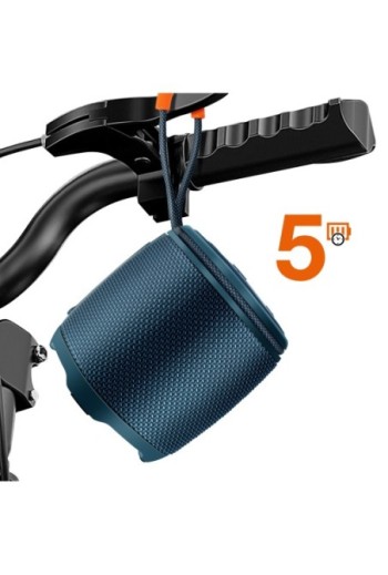 Mini altoparlante Bluetooth portatile LED – impermeabile IPX6 – LinQ Blu