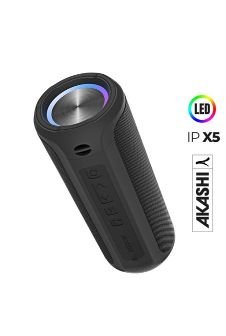 Altoparlante Bluetooth 10W con LED RGB Impermeabile IPX5 Riciclato - Akashi