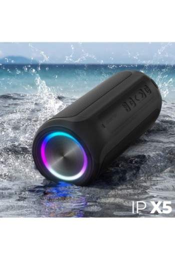 Altoparlante Bluetooth 10W con LED RGB Impermeabile IPX5 Riciclato - Akashi