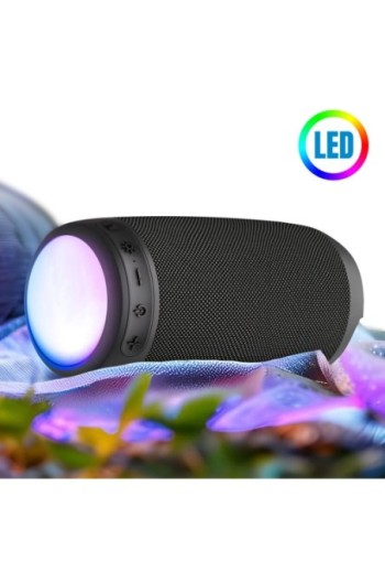 Altoparlante Bluetooth 10W Portatile con LED Multicolore - Akashi