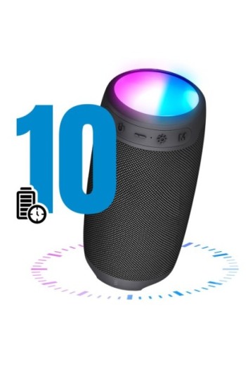 Altoparlante Bluetooth 10W Portatile con LED Multicolore - Akashi
