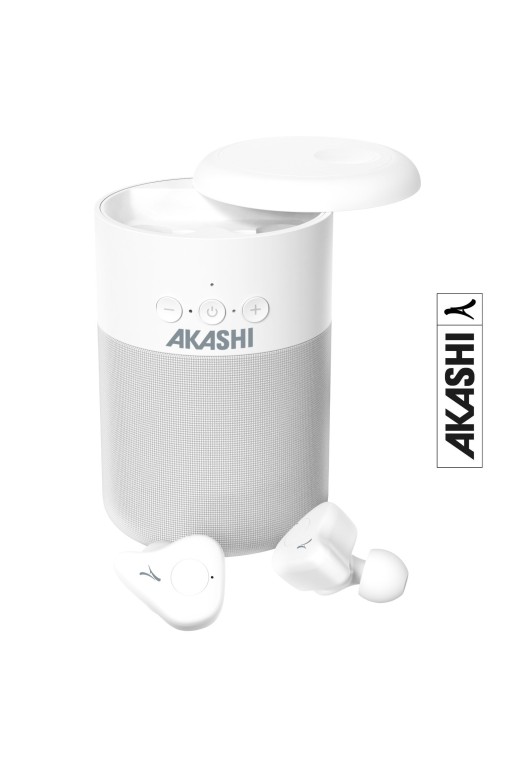 Altoparlante Bluetooth 5W con Auricolari Wireless - Combo 2 in 1 Akashi
