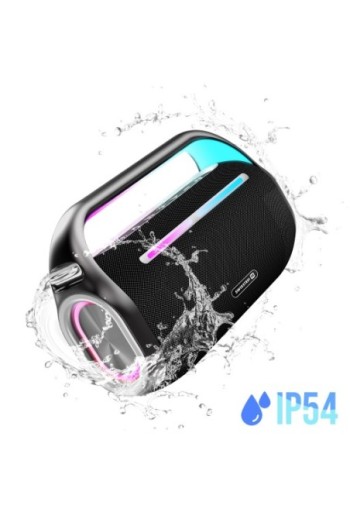 Altoparlante Bluetooth Swissten Harmony 80W Nero con Microfono Karaoke Wireless - Autonomia 10 Ore