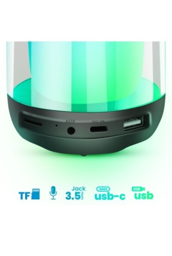 Mini Cassa Bluetooth 5W Impermeabile IPX6 + LED RGB - LinQ