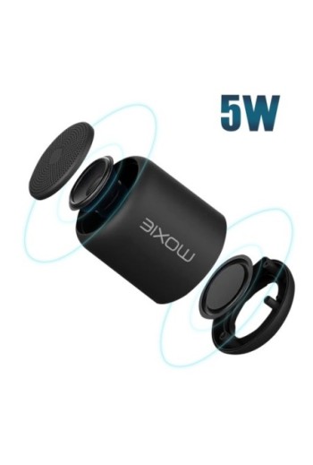 Altoparlante Bluetooth Moxie Tweet - impermeabile IPX7 autonomia 12 ore - nero