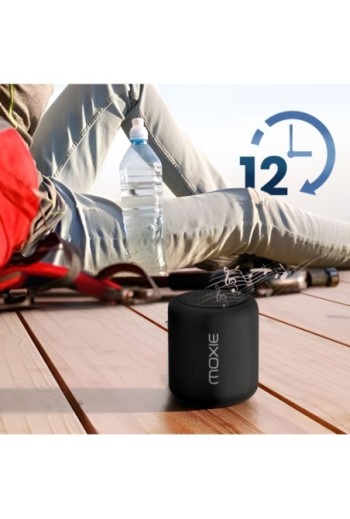 Altoparlante Bluetooth Moxie Tweet - impermeabile IPX7 autonomia 12 ore - nero