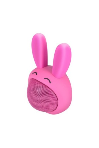 Altoparlante luminoso Bluetooth 3W Moxie Mini Boom Light - coniglietto rosa