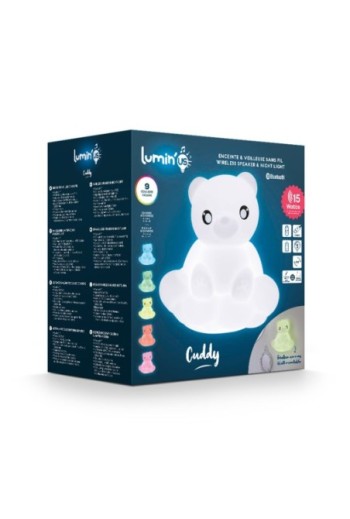 Altoparlante Bluetooth orsetto luminoso 15W intensità regolabile e autonomia di 6 ore Bigben Lumin'US