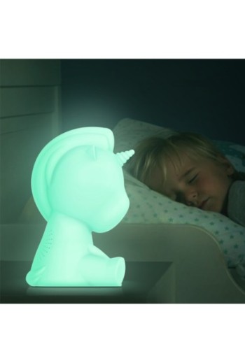 Altoparlante Bluetooth unicorno luminoso 15W intensità regolabile e autonomia di 8 ore Bigben Lumin'US