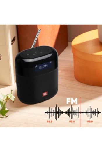 Altoparlante radio JBL Bluetooth 4.2 Suono cristallino Impermeabile IPX7 Schermo LCD e Autonomia 15h Tuner XL Nero