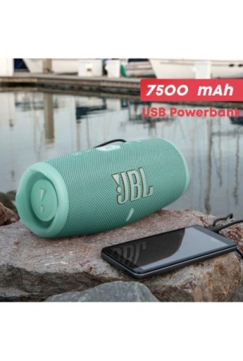 Altoparlante Bluetooth JBL Charge 5 Impermeabile IP67 + Powerbank Autonomia 20h Turchese