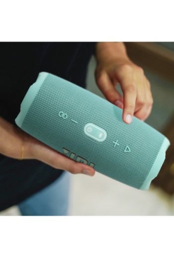 Altoparlante Bluetooth JBL Charge 5 Impermeabile IP67 + Powerbank Autonomia 20h Turchese