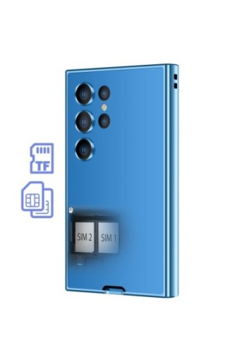 Telefono Dual SIM con Bluetooth e Radio FM – Stile Line Blu