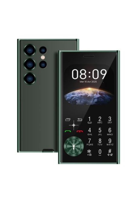 Telefono Dual SIM con Bluetooth e Radio FM – Stile Line Grigio scuro