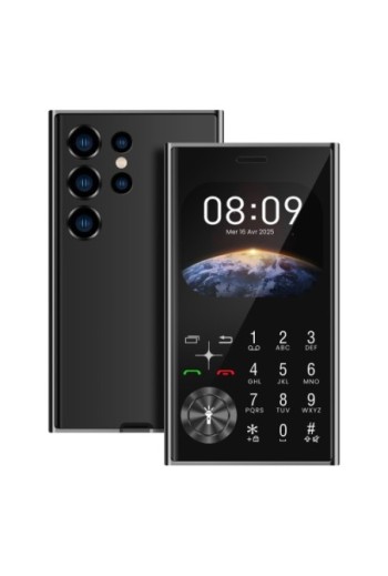 Telefono Dual SIM con Bluetooth e Radio FM – Stile Line Nero