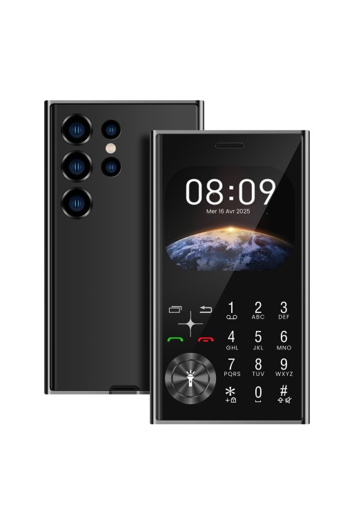 Telefono Dual SIM con Bluetooth e Radio FM – Stile Line Nero
