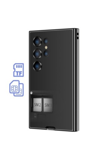 Telefono Dual SIM con Bluetooth e Radio FM – Stile Line Nero