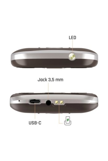 Telefono per Anziani 4G LTE myPhone Halo 4 Plus LTE Praline Schermo Grande 3.5