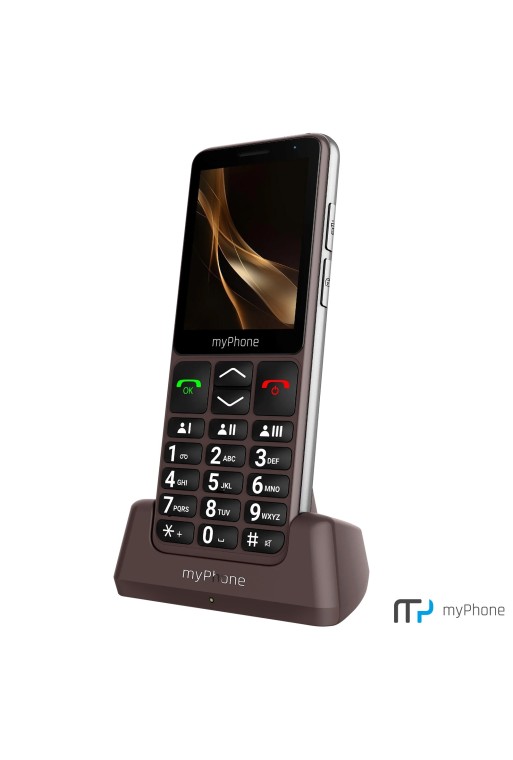 Telefono per Anziani 4G LTE myPhone Bueno LTE Praline Compatto Classico