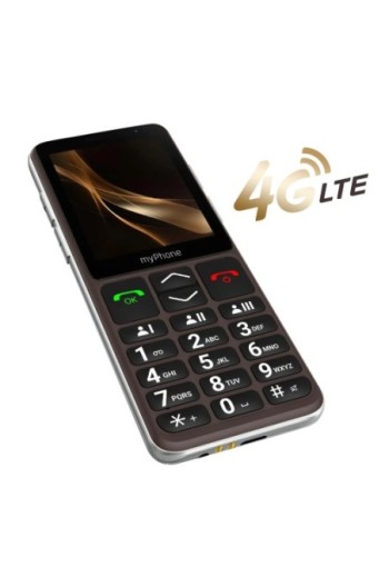 Telefono per Anziani 4G LTE myPhone Bueno LTE Praline Compatto Classico