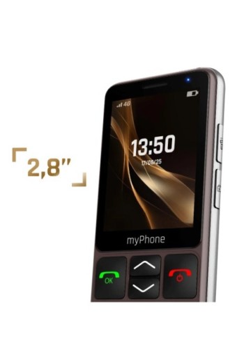 Telefono per Anziani 4G LTE myPhone Bueno LTE Praline Compatto Classico