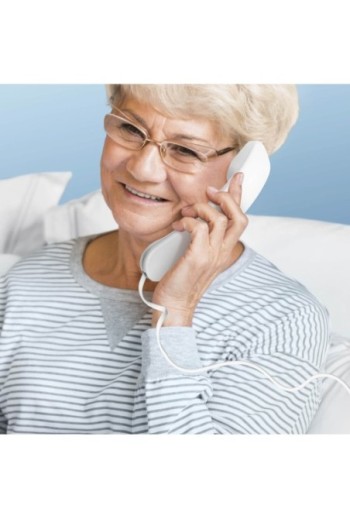 Telefono Fisso Senior Amplificato 30dB + Boost con Tasti Foto - Geemarc