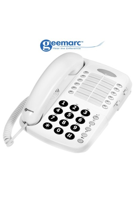 Telefono da fisso per senior amplificato con suoneria potente – Geemarc CL1100