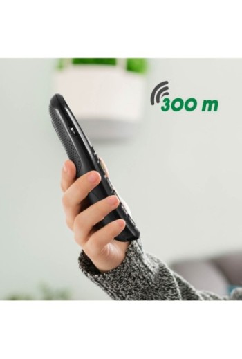 Telefono cordless per senior DECT Doro PhoneEasy 105wr con segreteria telefonica e grandi tasti - nero