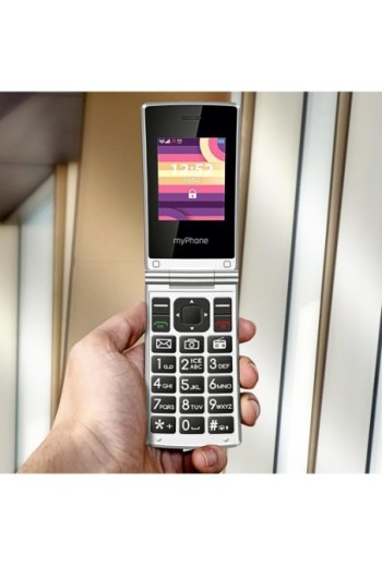 Telefono myPhone TANGO 4G LTE connessione 4G LTE autonomia elevata radio FM luce LED e tasto SOS