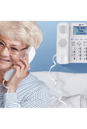 Telefono Senior Amplificato 50dB con Grandi Tasti - Geemarc CL595