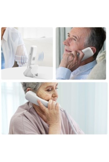 Telefono fisso amplificato per senior + 2 cordless Geemarc AmpliDECT Combi 295-2