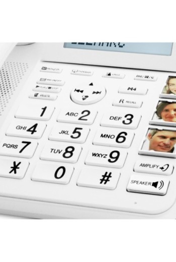 Telefono fisso amplificato per senior + cordless aggiuntivo - Geemarc AmpliDECT Combi 295