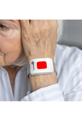 Telefono Fisso Senior Amplificato Grandi Tasti e Bracciale SOS - Geemarc CL9000