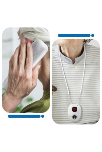 Telefono cordless senior + medaglione SOS - Geemarc AmpliDect 595 SOS Pro