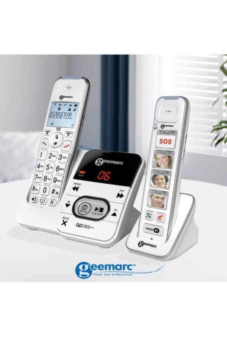 Telefono cordless senior + cordless con foto - Geemarc Mobility Pack 295