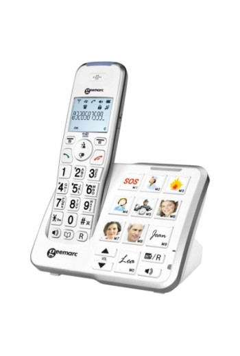 Telefono cordless senior con tasti con foto - Geemarc AmpliDect 295 Photo