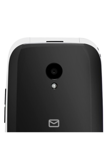 Telefono cellulare amplificato per anziani - a conchiglia - tasto SOS - Geemarc CL8700 bianco e nero