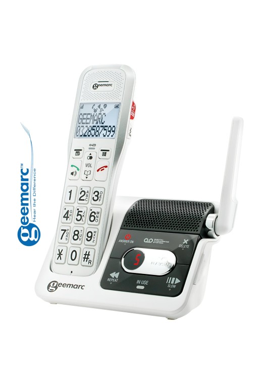 Telefono cordless senior amplificato 50dB - Geemarc AmpliDect 595 U.L.E.