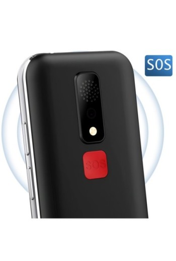 Telefono cellulare senior amplificato - tasto SOS - memorie fotografiche 6 GeemarcCL8000 nero