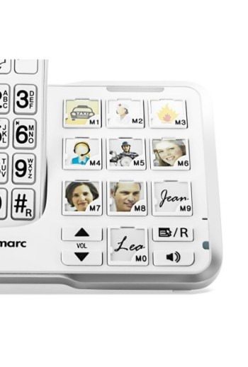 Telefono cordless per senior tasti con foto - Geemarc AmpliDect 595 Photo