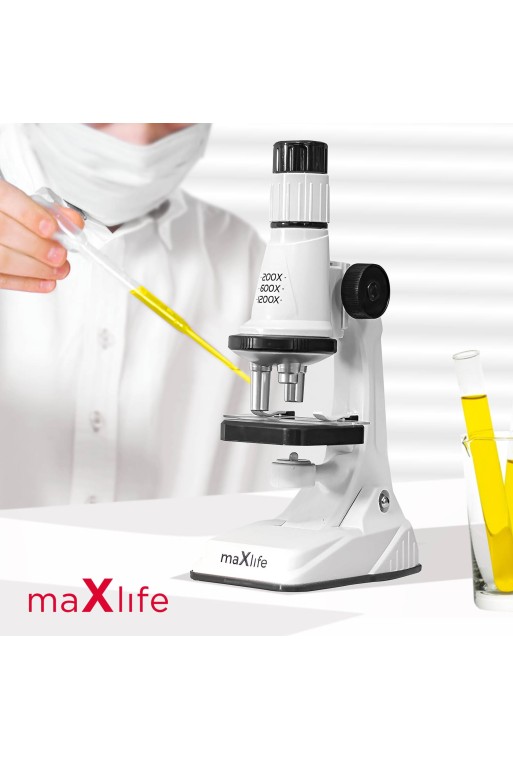 Microscopio per bambini con zoom 1200x - gioco didattico - Maxlife