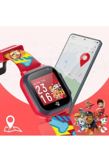 Smartwatch Paw Patrol per bambini Forever con slot scheda SIM - Skye rosso