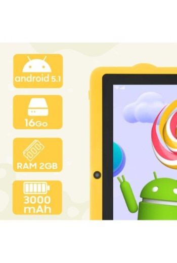 Tablet Scimmia 7 pollici Giallo Techkidz