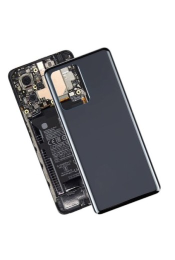 Copribatteria di ricambio per Xiaomi Redmi Note 12 Pro - nero