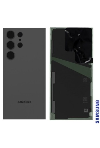 Vetro posteriore con lente inclusa originale Samsung per Samsung Galaxy S23 Ultra - phantom black